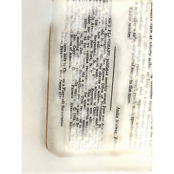 Childrens Playcraft Magazine January 1977 Easy-To-Make Crafts Activities Hobbies - Picture 8 of 15